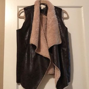 Faux Shearling Penny Lane style vest